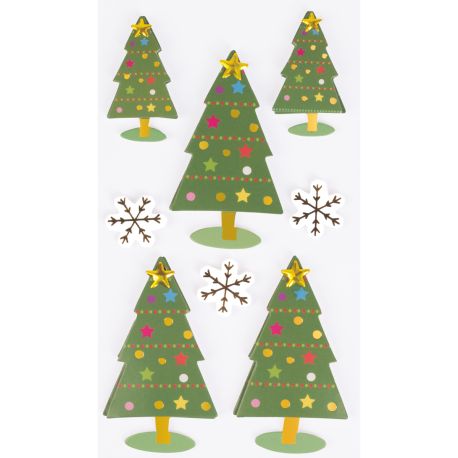 Sticker-Mix Weihnachtsbäume