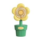 Blumenhandventilator, 3-fach sortiert, mit USB