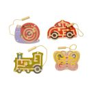 Magnetisches Kugel-Labyrinth - Schnecke, Schmetterling, Auto, Lok