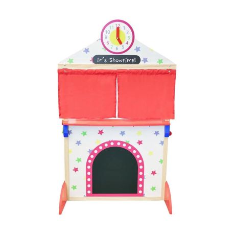 Spielmaus Holz Kasperletheater 127x78x41 cm