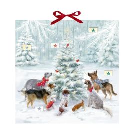 Zettel-Adventskalender - Weihnachten auf vier Pfoten - Ein literarischer Adventskalender für Hundefreunde