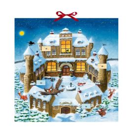 Zettel-Adventskalender – Weihnachtsraub auf Burg Felsenfest - Eine Detektivgeschichte zum Miträtseln auf 24 Zetteln