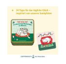 Mitmach-Dosen - Chill doch mal! 24x Yoga im Advent / 24 schnurrige Glückstipps im Advent