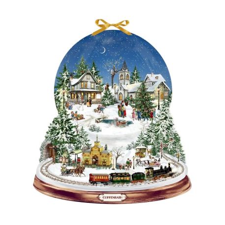 Wand-Adventskalender – Schneekugel Winterzauber