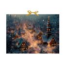 Wand-Adventskalender – Verträumtes Winterdorf