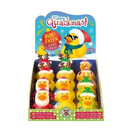 Badeente Weihnachten, 6-fach sortiert Diese lustigen Badeenten im weihnachtlichen Design bringen festliche Stimmung in
