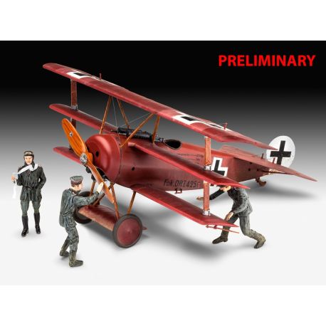 Fokker Triplane DR.1 - 75 Years Plastic Modelling , Revell Modellbausatz