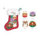 Weihnachts Plüsch-Socke inkl. 4 Micromallows