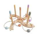Spielmaus Holz Ringwurf-Spiel 15-teilig