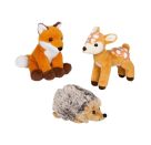 Reh, Igel, Fuchs