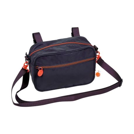Lenkertasche - Uni dunkelgrau