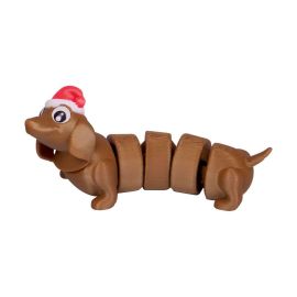 Dackel mit Weihnachtsmütze