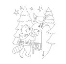 Metallic-Malblock - Frohe Weihnachten!