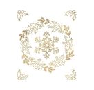 Metallic-Malen Magic Winter - Mit goldenen Motiven / Bicolor-Buntstifte: 8 Metallic-Farben