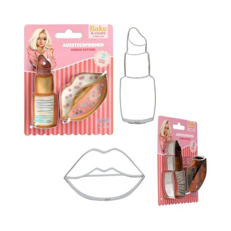 TOPModel Ausstecher Lippenstift und Lippe BAKE and CREATE