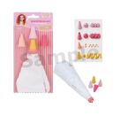TOPModel Spritztüllen Set inkl Spritzbeutel BAKE and CREATE