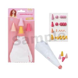 TOPModel Spritztüllen Set inkl Spritzbeutel BAKE and CREATE