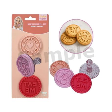 TOPModel Keksstempel Set BAKE and CREATE