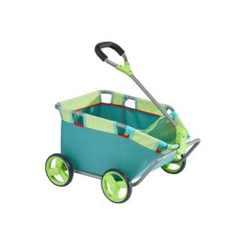 Puppen-Bollerwagen – Türkis