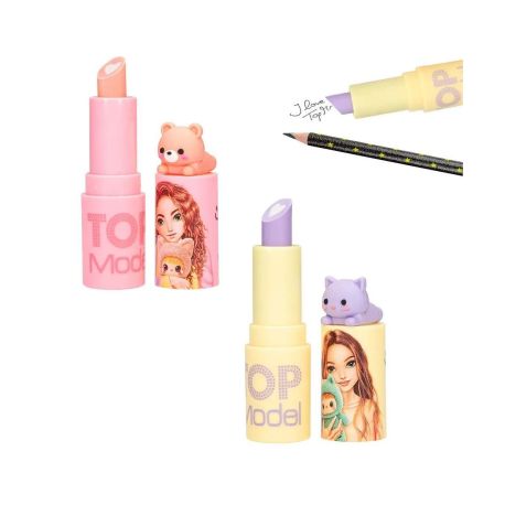 TOPModel Lippenstift Radierer mit Topper