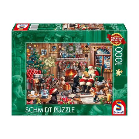 Schmidt Spiele Puzzle 1000 Teile Gemütliche Weihnachten