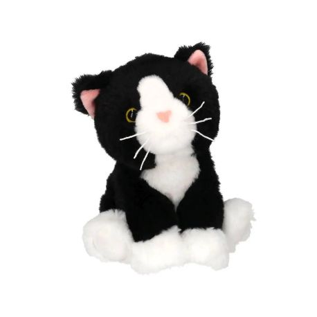 TOPModel Plüschkatze schwarz weiß Mochi 16 cm