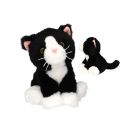 TOPModel Plüschkatze schwarz weiß Mochi 16 cm