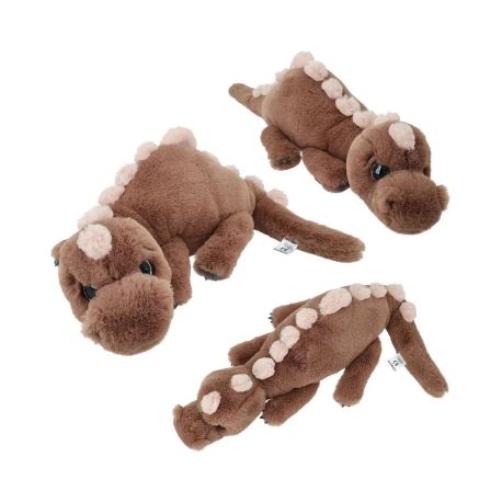Dino World Plüschdino liegend  braun 50 cm