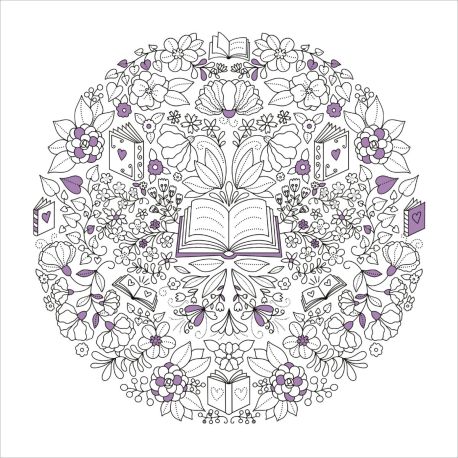 I Love Books: Ausmalbuch
