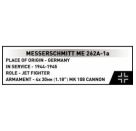 COBI 5776 Messerschmitt Me 262-1A