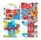 City Double Track Garage + 4 Vehicles
