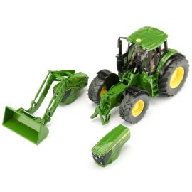 SIKU 3666 John Deere Set mit abnehmbarem Frontlader