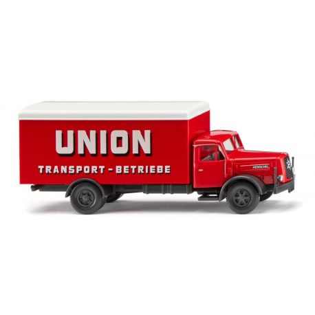 WIKING Koffer-Lkw (Henschel HS 140) Union Transport