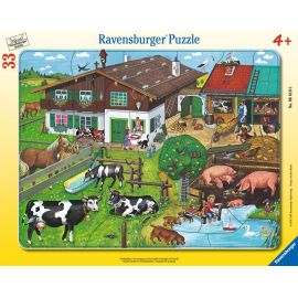 Ravensburger 6618 Puzzle Tierfamilien 30-48 Teile
