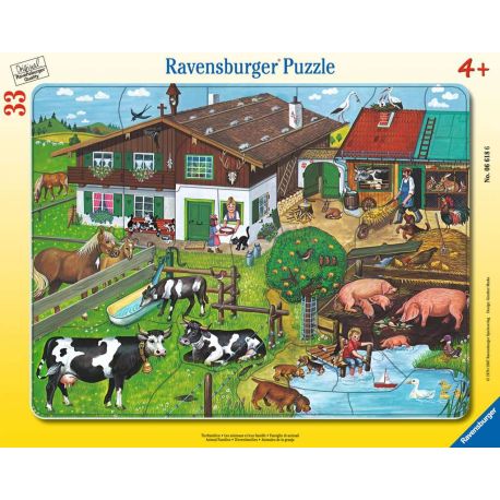 Ravensburger 6618 Puzzle Tierfamilien 30-48 Teile