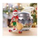 Weihnachtskugel: Longboarder