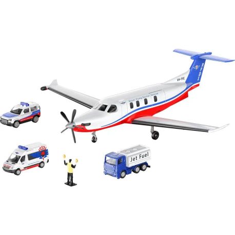 SIKU 5406 Pilatus PC-12 Pro Flying Doctors mit Zubehör