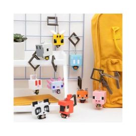 Minecraft Backpack Buddies Series 4 Schlüsselanhänger - Display
