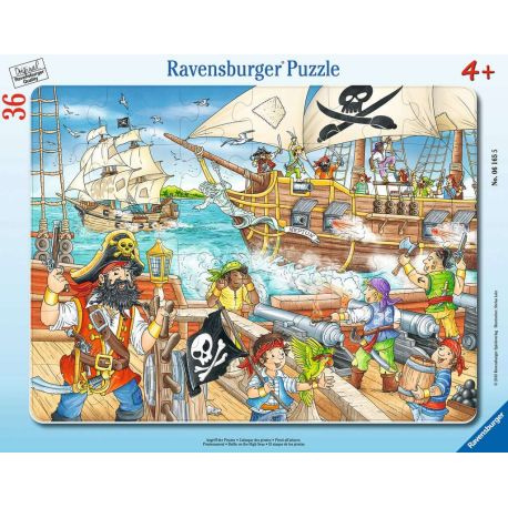 Ravensburger 6165 Puzzle Angriff der Piraten 30-48 Teile