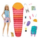 Barbie ''It takes two! Camping'' Spielset mit Malibu Puppe, Hündchen und Accessoires