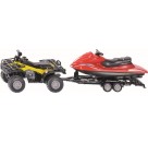 SIKU 2314 Quad mit Anhänger und Jet-Ski 1:50