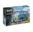 VW T1 Samba Bus Flower Power