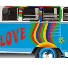 VW T1 Samba Bus Flower Power