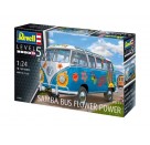 VW T1 Samba Bus Flower Power