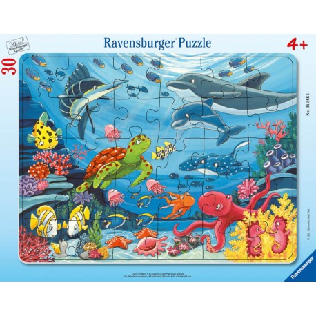 Ravensburger 05566 Puzzle Unten im Meer 30 Teile