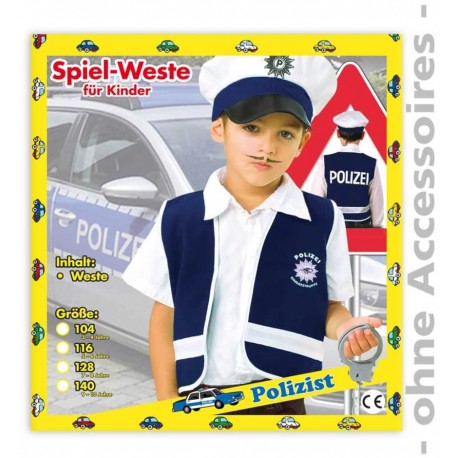 FRIES - Weste Polizei blau PB, 1-tlg. , Gr. 104