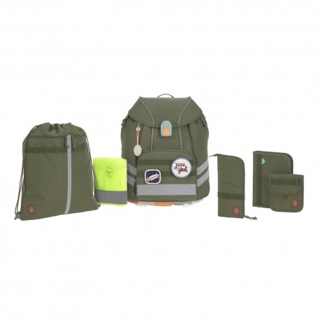 Schulranzen Set Flexy Unique olive