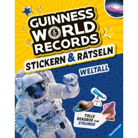 Ravensburger 48028 Guinness World Records: Stickern & Rätseln - Weltall