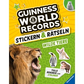 Ravensburger 48029 Guinness World Records: Stickern & Rätseln - Wilde Tiere