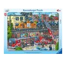 Ravensburger 05093 Puzzle Feuerwehreinsatz an den Bahngleisen 48 Teile